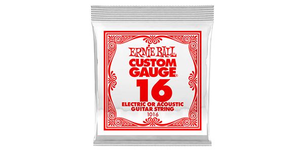 ERNIEBALL/.016 PLAIN STEEL #1016