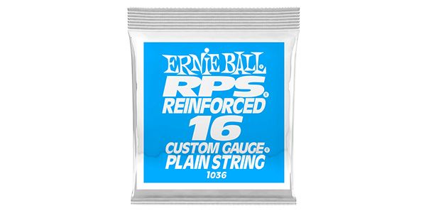 ERNIEBALL/.016 RPS - REINFORCED PLAIN STRING #1036