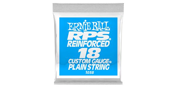 ERNIEBALL/.018 RPS - REINFORCED PLAIN STRING