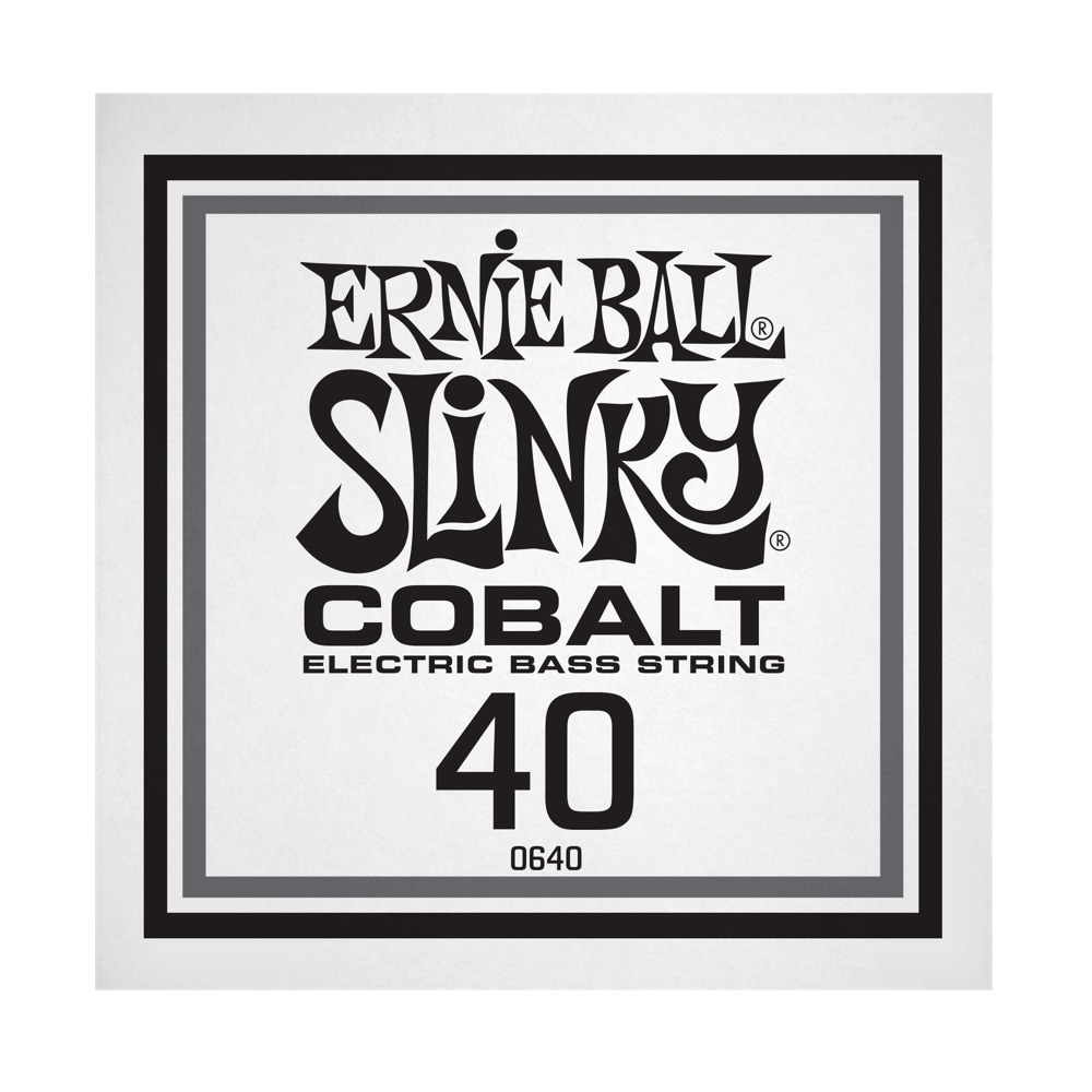 ERNIEBALL/.040 Cobalt Wound Electric Bass String Single