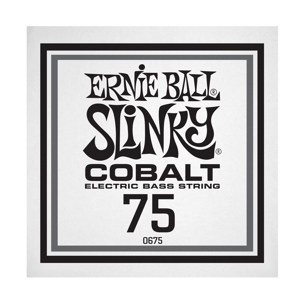 ERNIEBALL/.075 Cobalt Wound Electric Bass String Single