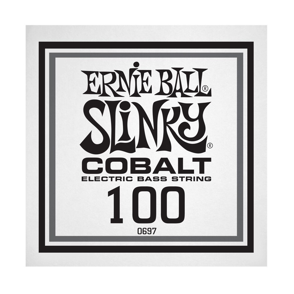 ERNIEBALL/.100 Cobalt Wound Electric Bass String Single