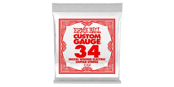 ERNIEBALL/.034 NICKEL WOUND ELECTRIC #1134