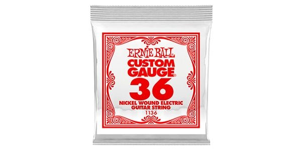 ERNIEBALL/.036 NICKEL WOUND ELECTRIC #1136