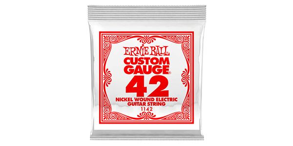 ERNIEBALL/.042 NICKEL WOUND ELECTRIC #1142