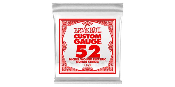 ERNIEBALL/.052 NICKEL WOUND ELECTRIC #1152