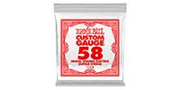 ERNIE BALL / .058 NICKEL WOUND ELECTRIC #1158