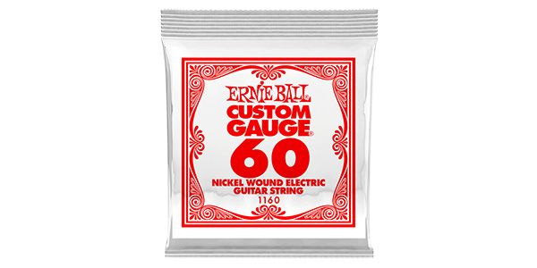 ERNIEBALL/.060 NICKEL WOUND ELECTRIC #1160