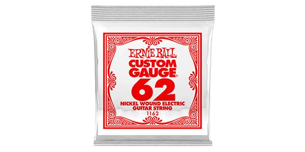 ERNIEBALL/.062 NICKEL WOUND ELECTRIC #1162