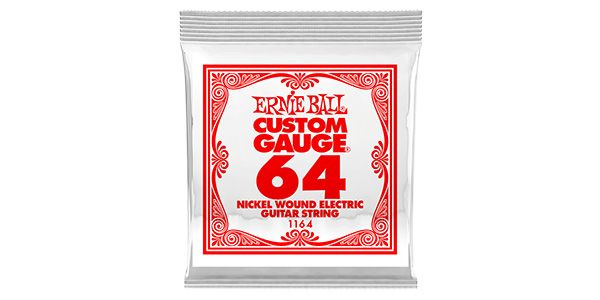 ERNIEBALL/.064 NICKEL WOUND ELECTRIC #1164