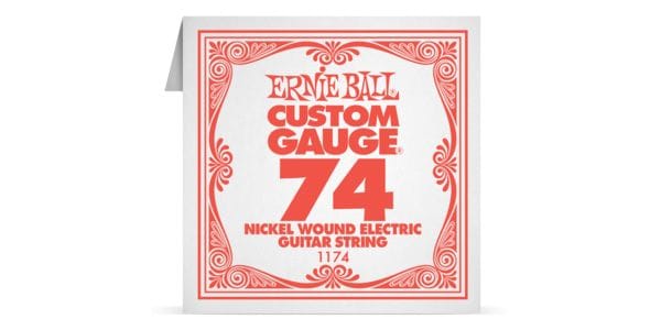 ERNIEBALL/.074 NICKEL WOUND ELECTRIC #1174