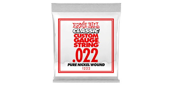 ERNIEBALL/.022 PURE NICKEL WOUND ELECTRIC