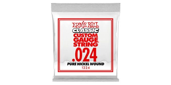 ERNIEBALL/.024 PURE NICKEL WOUND ELECTRIC #1224