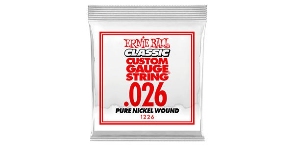 ERNIEBALL/.026 PURE NICKEL WOUND ELECTRIC