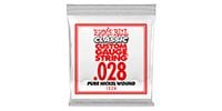ERNIEBALL .028 PURE NICKEL WOUND ELECTRIC