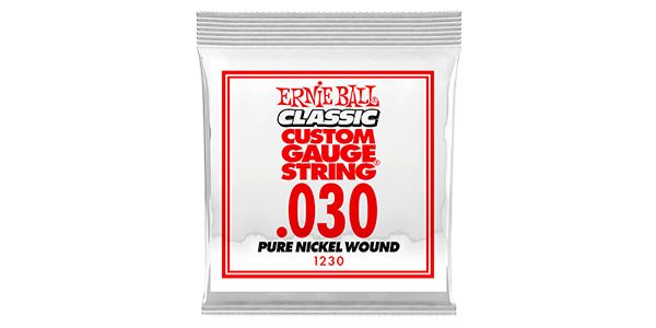 ERNIEBALL/.030 PURE NICKEL WOUND ELECTRIC