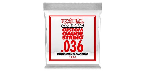 ERNIEBALL/.036 PURE NICKEL WOUND ELECTRIC