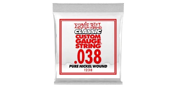 ERNIEBALL/.038 PURE NICKEL WOUND ELECTRIC