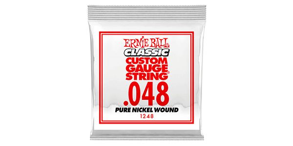 ERNIEBALL/.048 PURE NICKEL WOUND ELECTRIC #1248