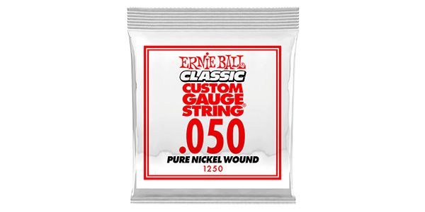 ERNIEBALL/.050 PURE NICKEL WOUND ELECTRIC