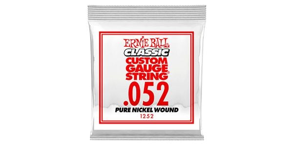 ERNIEBALL/.052 PURE NICKEL WOUND ELECTRIC