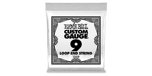 ERNIEBALL/.009 LOOP END PLAIN STEEL #1309