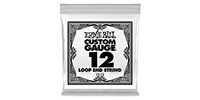 ERNIEBALL .012 LOOP END PLAIN STEEL #1312