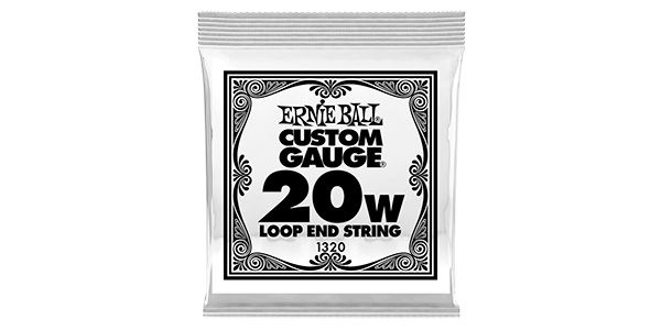 ERNIEBALL/.020 LOOP END STAINLESS STEEL WOUND