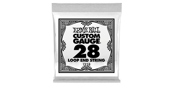 ERNIEBALL/.028 LOOP END STAINLESS STEEL WOUND #1328