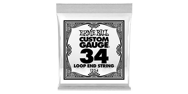 ERNIEBALL/.034 LOOP END STAINLESS STEEL WOUND