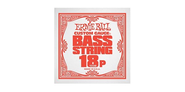 ERNIEBALL/.018 PLAIN STEEL BASS