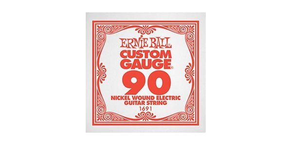 ERNIEBALL/.090 NICKEL WOUND ELECTRIC #1691