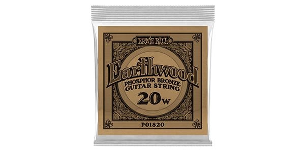 ERNIEBALL/.020 EARTHWOOD PHOSPHOR BRONZE