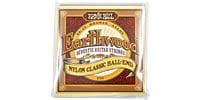 ERNIEBALL EARTHWOOD FOLK NYLON‚ CLEAR &amp; GOLD BALL END