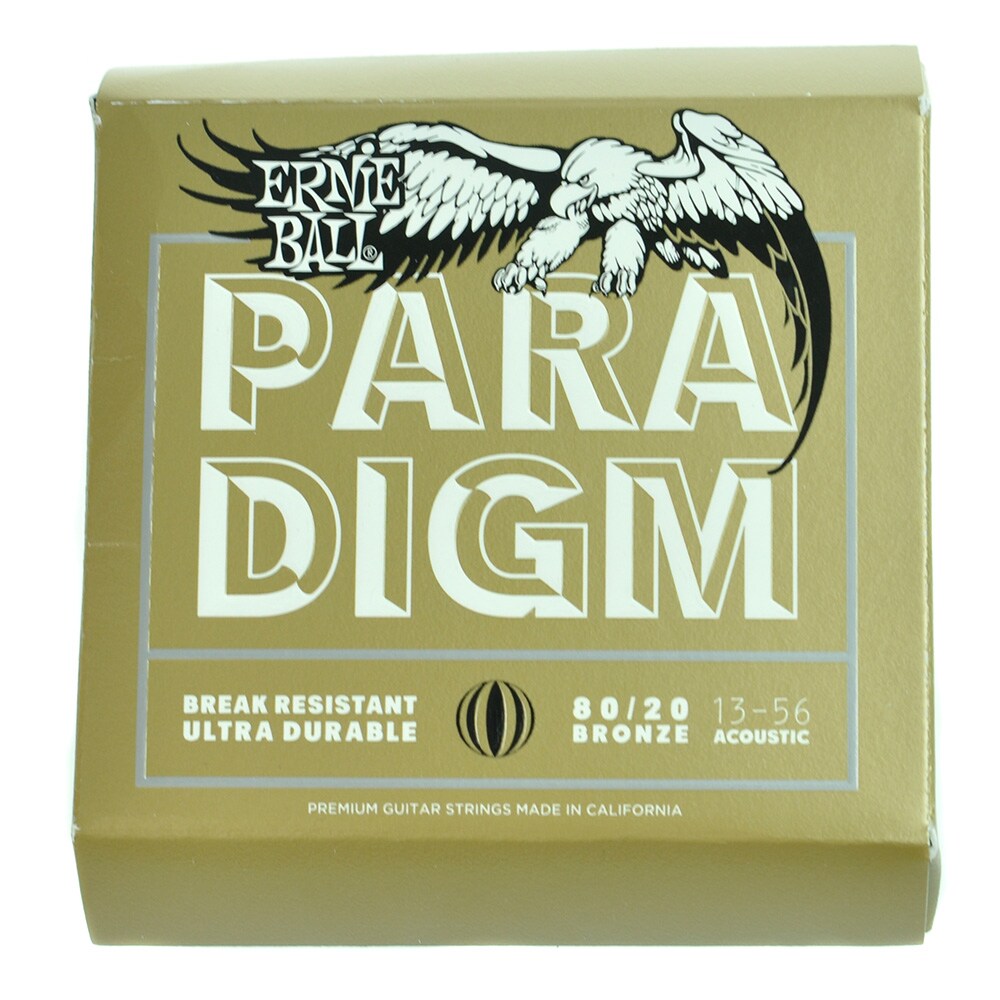 ERNIEBALL/Paradigm 80/20 Bronze AcousticGuitar Strings 13-56