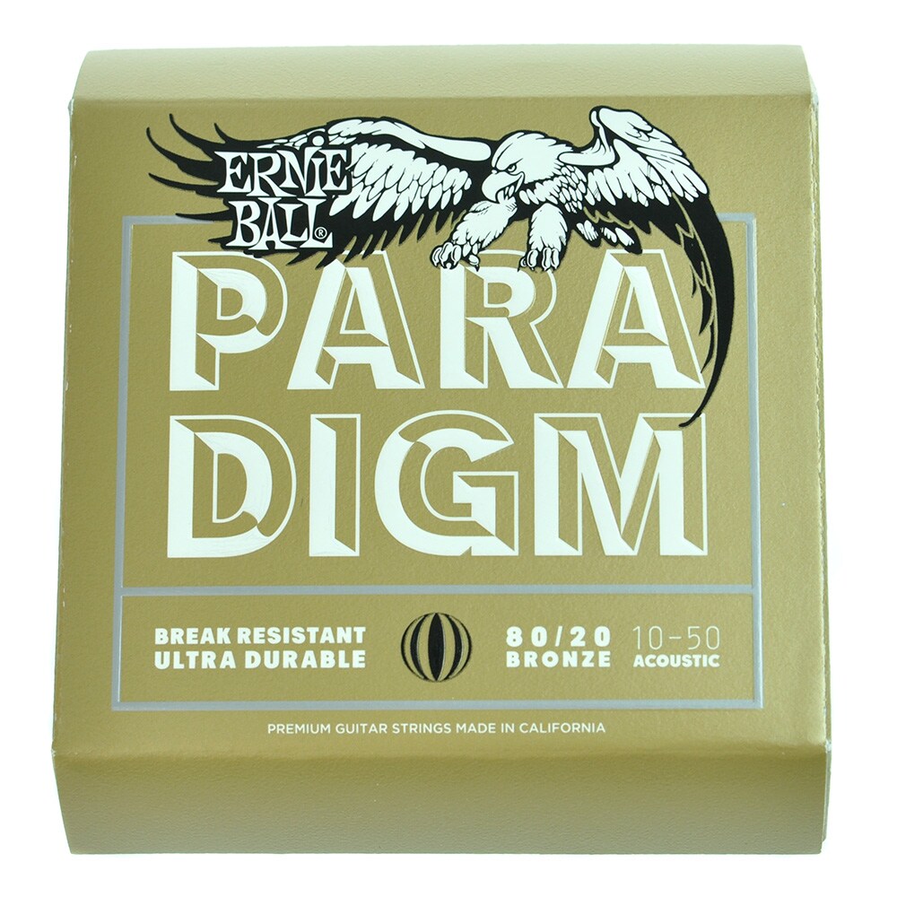 ERNIEBALL/Paradigm 80/20 Bronze AcousticGuitar Strings 10-50