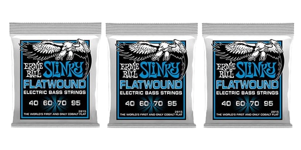 ERNIE BALL ( アーニー・ボール ) / SLINKY FLATWOUND EXTRA 40 - 95 3パックセット