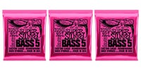 ERNIEBALL Super Slinky Bass 5 3パックセット