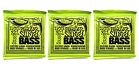 ERNIEBALL Regular Slinky Bass 3パックセット