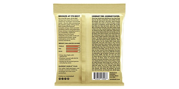 ERNIE BALL ( アーニー・ボール )  / ROCK AND BLUES W/PLAIN G EARTHWOOD 80/20 BRONZE ACOUSTIC GUI画像2