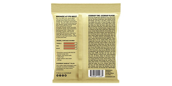 ERNIE BALL / EXTRA SOFT EARTHWOOD 80/20 BRONZE SILK & STEEL ACOUSTIC GUIT画像2