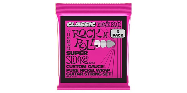 ERNIE BALL / Super Slinky Classic Rock n Roll Pure Nickel Wrap Electric G