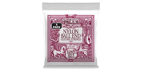 ERNIE BALL / Ernesto Palla Nylon Ball End Classical Guitar Strings - Blac