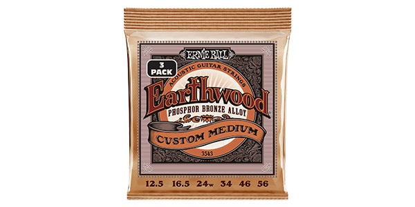 ERNIE BALL / EARTHWOOD PHOSPHOR BRONZE CUSTOM MEDIUM #2143 3パックセット