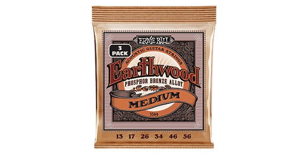 ERNIE BALL / EARTHWOOD PHOSPHOR BRONZE MEDIUM #2144 3パックセット