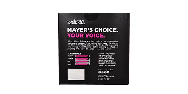 ERNIE BALL ( アーニー・ボール )  / John Mayer Silver Slinky Nickel Wound Electric Guitar String画像2