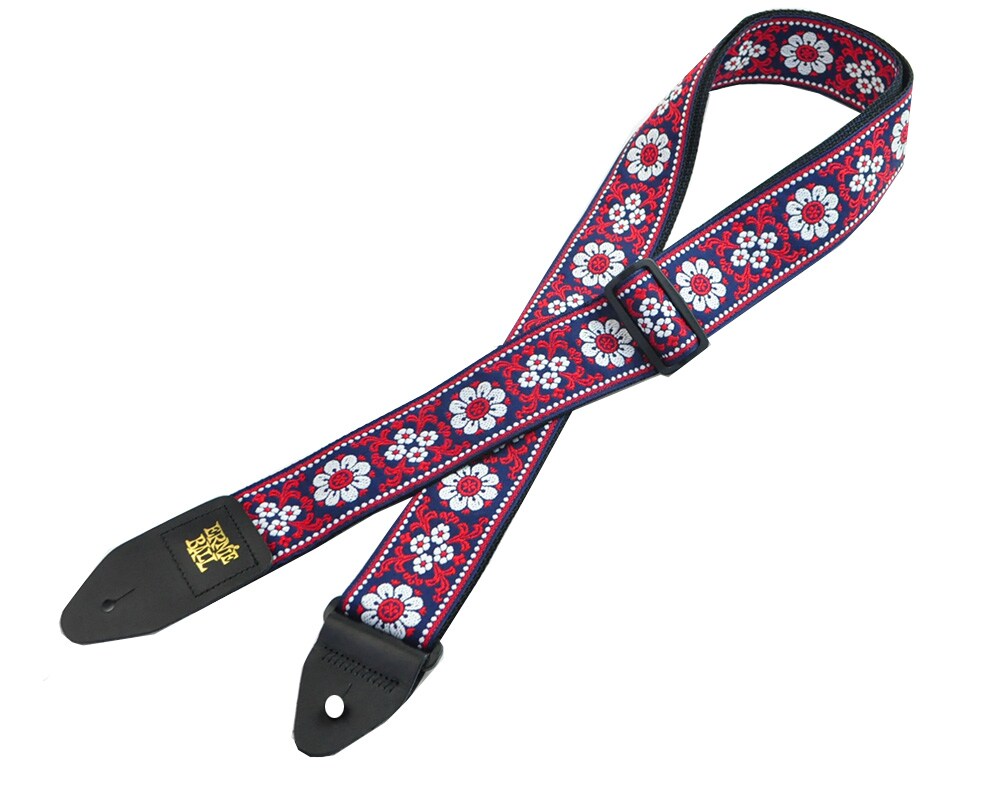 ERNIEBALL/4108 MIDNIGHT BLOSSOM JACQUARD GUITAR STRAP