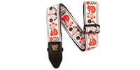 ERNIEBALL 4689 Red Bird Winter Jacqurd Strap