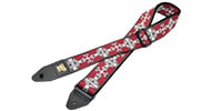 ERNIEBALL 4695 Red Trellis Jacquard Strap