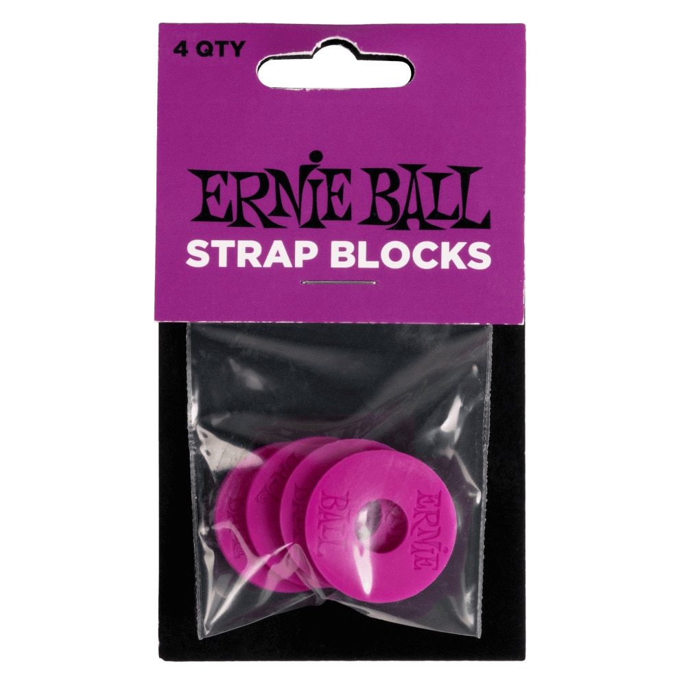 ERNIE BALL ( アーニー・ボール ) STRAP BLOCKS 4P Purple #5618 送料無料 _ サウンドハウス